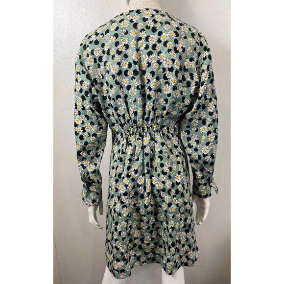 SANDRO NWOT FLORAL POLKA DOT DRESS - Picture 5 of 14